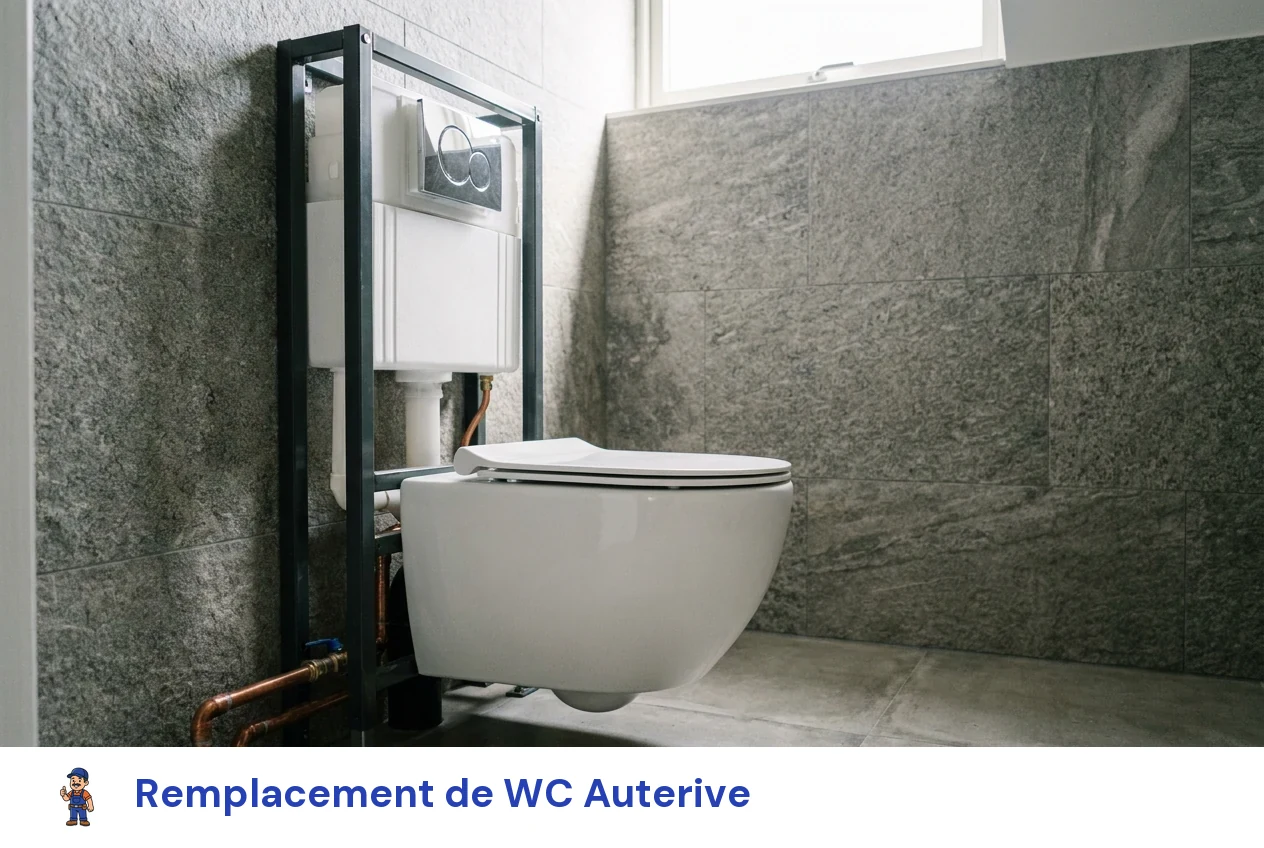 Remplacement de WC à Auterive