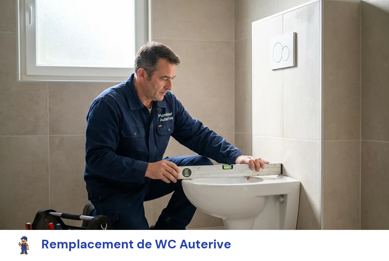 Remplacement de WC à Auterive